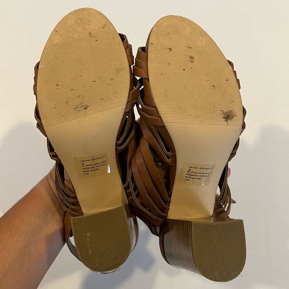 Madden Girl Reine Heels, Tan, Size 9 - Picture 6 of 6